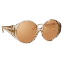 Linda Farrow - 714 C4 Round Sunglasses - Ash - Linda Farrow Eyewear