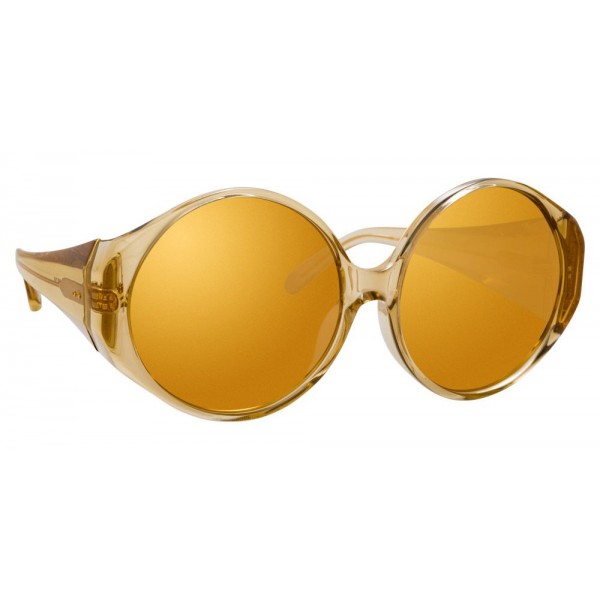 Linda Farrow - 714 C6 Round Sunglasses - Dew - Linda Farrow Eyewear