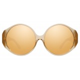 Linda Farrow - 714 C6 Round Sunglasses - Dew - Linda Farrow Eyewear