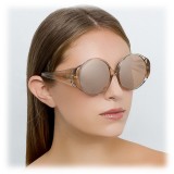 Linda Farrow - 714 C4 Round Sunglasses - Ash - Linda Farrow Eyewear