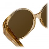 Linda Farrow - 714 C6 Round Sunglasses - Dew - Linda Farrow Eyewear