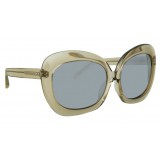 Linda Farrow - 600 C6 Oversized Sunglasses - Truffle - Linda Farrow Eyewear