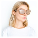 Linda Farrow - 600 C5 Oversized Sunglasses - Ash - Linda Farrow Eyewear