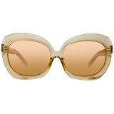 Linda Farrow - 600 C5 Oversized Sunglasses - Ash - Linda Farrow Eyewear