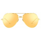 Linda Farrow - 426 C1 Aviator Sunglasses - Yellow Gold - Linda Farrow Eyewear