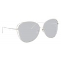 Linda Farrow - 566 C2 Cat Eye Sunglasses - White Gold - Linda Farrow Eyewear