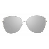 Linda Farrow - 566 C2 Cat Eye Sunglasses - White Gold - Linda Farrow Eyewear