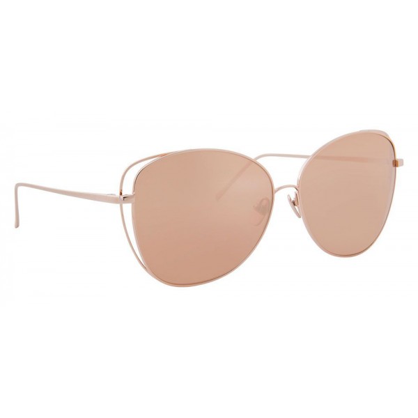 Linda Farrow - 566 C3 Cat Eye Sunglasses - Rose Gold - Linda Farrow Eyewear