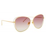 Linda Farrow - 566 C5 Cat Eye Sunglasses - Gold - Linda Farrow Eyewear