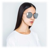 Linda Farrow - 566 C2 Cat Eye Sunglasses - White Gold - Linda Farrow Eyewear