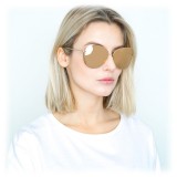 Linda Farrow - 566 C1 Cat Eye Sunglasses - Gold - Linda Farrow Eyewear