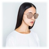 Linda Farrow - 566 C3 Cat Eye Sunglasses - Rose Gold - Linda Farrow Eyewear