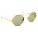 Linda Farrow - 427 C11 Oval Sunglasses - Yellow Gold - Linda Farrow Eyewear