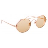 Linda Farrow - 427 C13 Oval Sunglasses - Rose Gold - Linda Farrow Eyewear