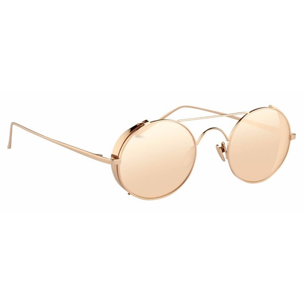 Linda Farrow - 427 C3 Oval Sunglasses - Rose Gold - Linda Farrow Eyewear - Gigi Hagid - Elle Macpherson - Official