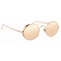 Linda Farrow - 427 C3 Oval Sunglasses - Rose Gold - Linda Farrow Eyewear - Gigi Hagid - Elle Macpherson - Official