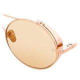 Linda Farrow - 427 C13 Oval Sunglasses - Rose Gold - Linda Farrow Eyewear