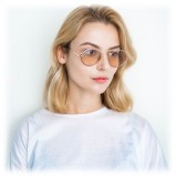 Linda Farrow - 427 C13 Oval Sunglasses - Rose Gold - Linda Farrow Eyewear