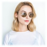 Linda Farrow - 427 C11 Oval Sunglasses - Yellow Gold - Linda Farrow Eyewear