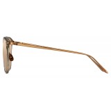 Linda Farrow - 251 C36 Oval Sunglasses - Ash - Linda Farrow Eyewear