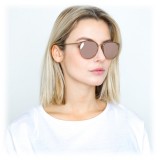 Linda Farrow - 251 C36 Oval Sunglasses - Ash - Linda Farrow Eyewear