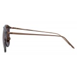 Linda Farrow - Occhiali da Sole Ovali 251 C52 - Marmo - Linda Farrow Eyewear