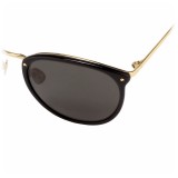 Linda Farrow - 251 C13 Oval Sunglasses - Black - Linda Farrow Eyewear