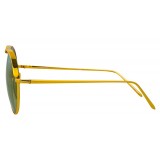 Linda Farrow - 594 C5 Aviator Sunglasses - Yellow Gold - Linda Farrow Eyewear