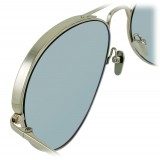 Linda Farrow - 594 C6 Aviator Sunglasses - White Gold - Linda Farrow Eyewear