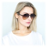 Linda Farrow - 533 C5 Aviator Sunglasses - Black - Linda Farrow Eyewear