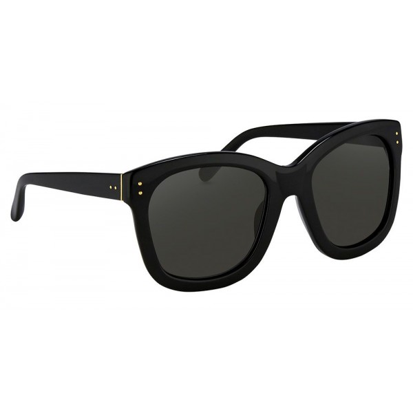 Linda Farrow Desiree D-frame Sunglasses in Black Womens Sunglasses Linda Farrow Sunglasses 