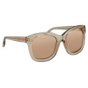 Linda Farrow - 513 C4 Oversized Sunglasses - Ash - Linda Farrow Eyewear