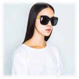 Linda Farrow - 513 C6 Oversized Sunglasses - Black - Linda Farrow Eyewear