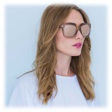 Linda Farrow - 513 C4 Oversized Sunglasses - Ash - Linda Farrow Eyewear