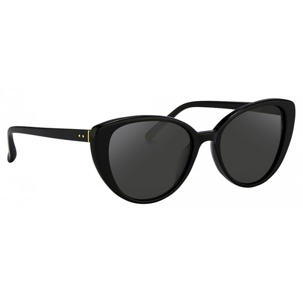 Linda Farrow - 517 C1 Cat Eye Sunglasses - Black - Linda Farrow Eyewear