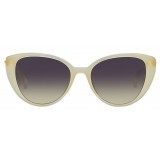 Linda Farrow - 517 C7 Cat Eye Sunglasses - Sherbet - Linda Farrow Eyewear