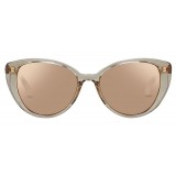 Linda Farrow - 517 C4 Cat Eye Sunglasses - Ash - Linda Farrow Eyewear