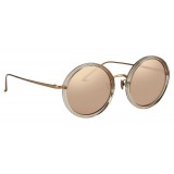 Linda Farrow - 239 C44 Round Sunglasses - Ash - Linda Farrow Eyewear