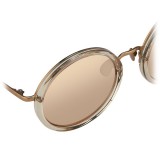 Linda Farrow - 239 C44 Round Sunglasses - Ash - Linda Farrow Eyewear