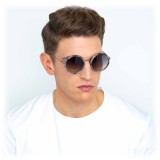 Linda Farrow - 239 C50 Round Sunglasses - Grey Marble - Linda Farrow Eyewear