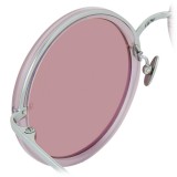 Linda Farrow - 239 C59 Round Sunglasses - Milky Purple - Linda Farrow Eyewear