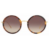 Linda Farrow - 239 C12 Round Sunglasses - Tortoiseshell - Linda Farrow Eyewear