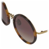 Linda Farrow - 239 C12 Round Sunglasses - Tortoiseshell - Linda Farrow Eyewear