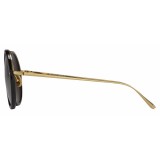 Linda Farrow - 239 C11 Round Sunglasses - Black - Linda Farrow Eyewear