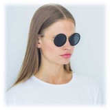 Linda Farrow - 239 C11 Round Sunglasses - Black - Linda Farrow Eyewear