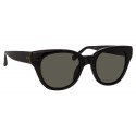 Linda Farrow - Occhiali da Sole D-Frame 653 C1 - Neri - Linda Farrow Eyewear