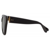 Linda Farrow - 653 C1 D-Frame Sunglasses - Black - Linda Farrow Eyewear