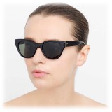 Linda Farrow - 653 C1 D-Frame Sunglasses - Black - Linda Farrow Eyewear