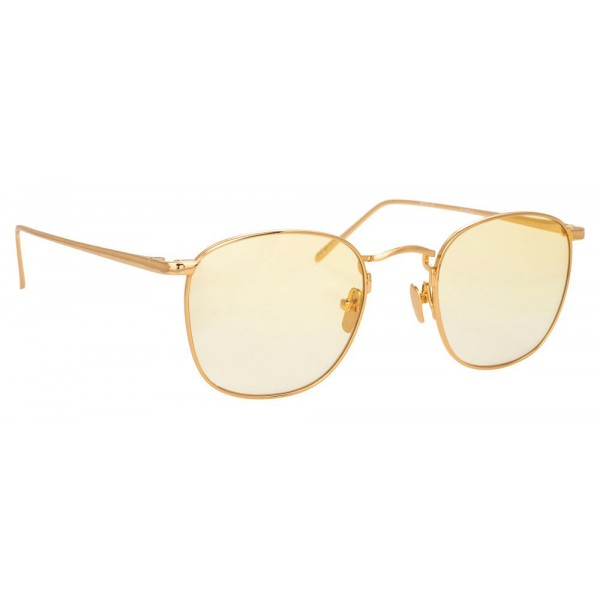 Linda Farrow - 479 C13 Square Sunglasses - Yellow Gold - Linda Farrow Eyewear