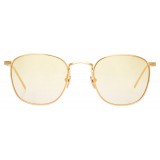 Linda Farrow - Occhiali da Sole Quadrati 479 C13 - Oro Giallo - Linda Farrow Eyewear